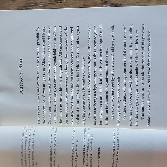 Have a Little Faith a True Story Written by Mitch Albom - Picture 5 of 7